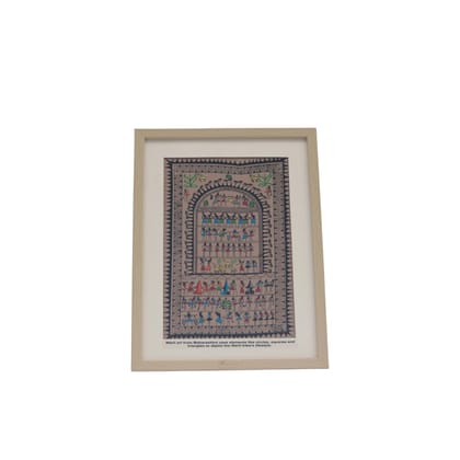 Tisser Handpainted warli frame