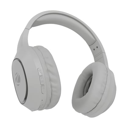 Zebronics Thunder Neo (2026 Upgrade) Wireless Headphone, BT v6.0, True 50hrs Playback, 40mm Driver, ENC, Rapid Charge, Gaming Mode, Dual Pairing, 3 EQ Modes, AUX, Voice Assistant (Silver) Zebronics Thunder Neo (2026 Upgrade) Wireless Headphone, BT v6.0, 