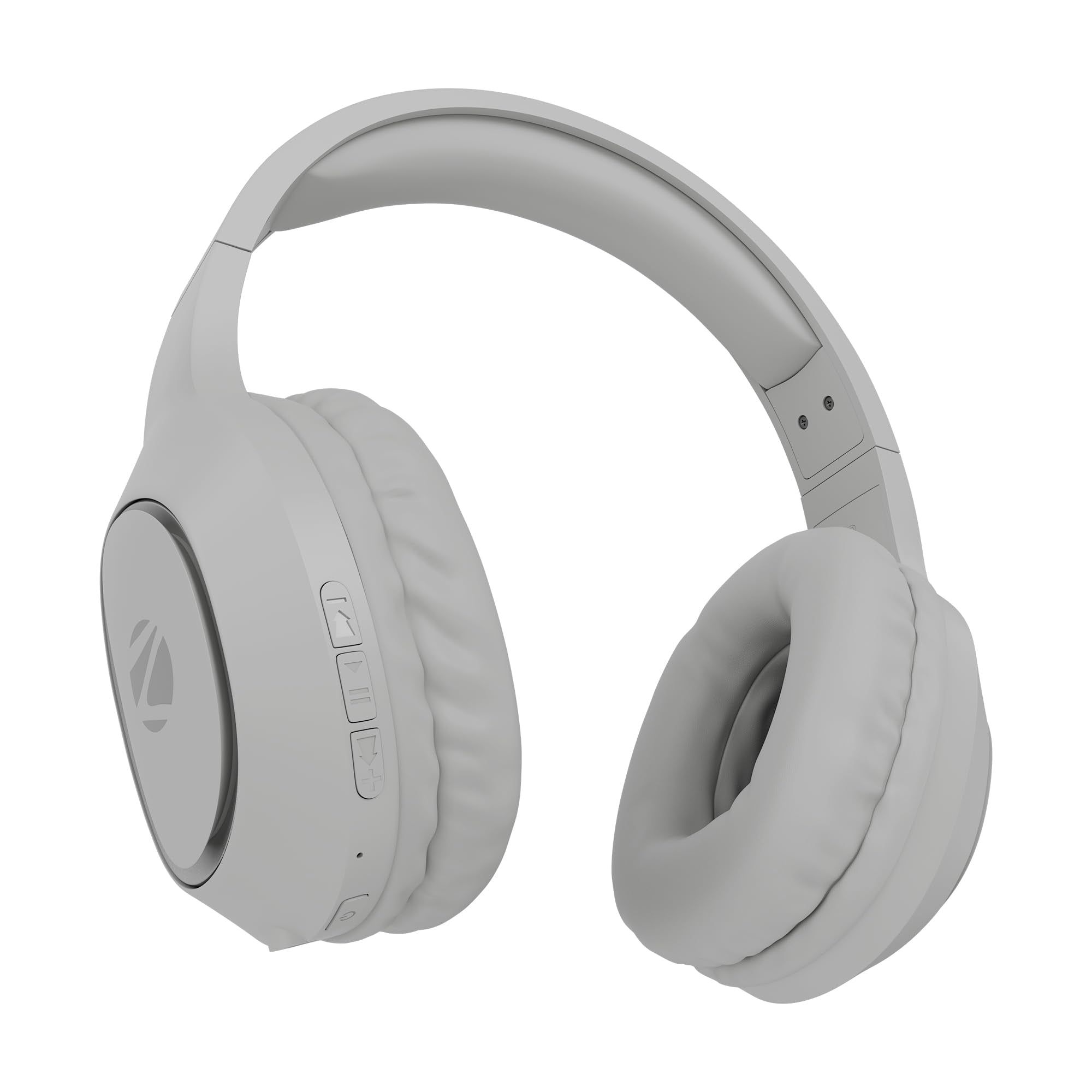 Zebronics Thunder Neo (2026 Upgrade) Wireless Headphone, BT v6.0, True 50hrs Playback, 40mm Driver, ENC, Rapid Charge, Gaming Mode, Dual Pairing, 3 EQ Modes, AUX, Voice Assistant (Silver) Zebronics Thunder Neo (2026 Upgrade) Wireless Headphone, BT v6.0,