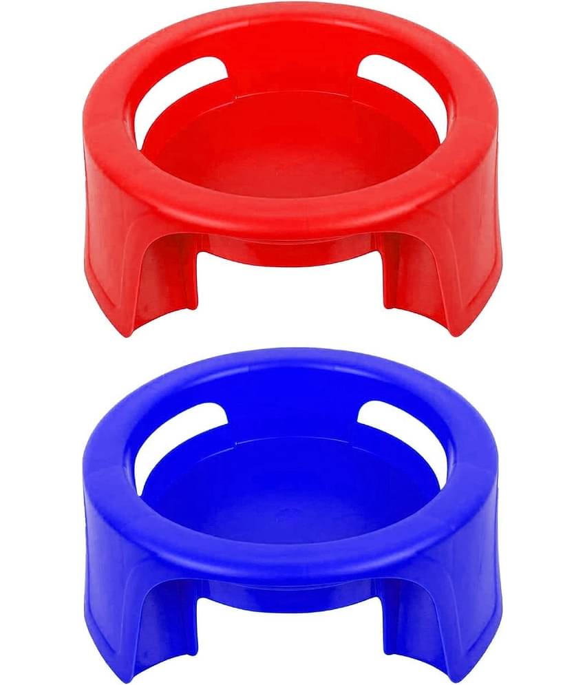 FIT4CHEF Multicolor Polypropylene Matka Stand ( Pack of 2 )