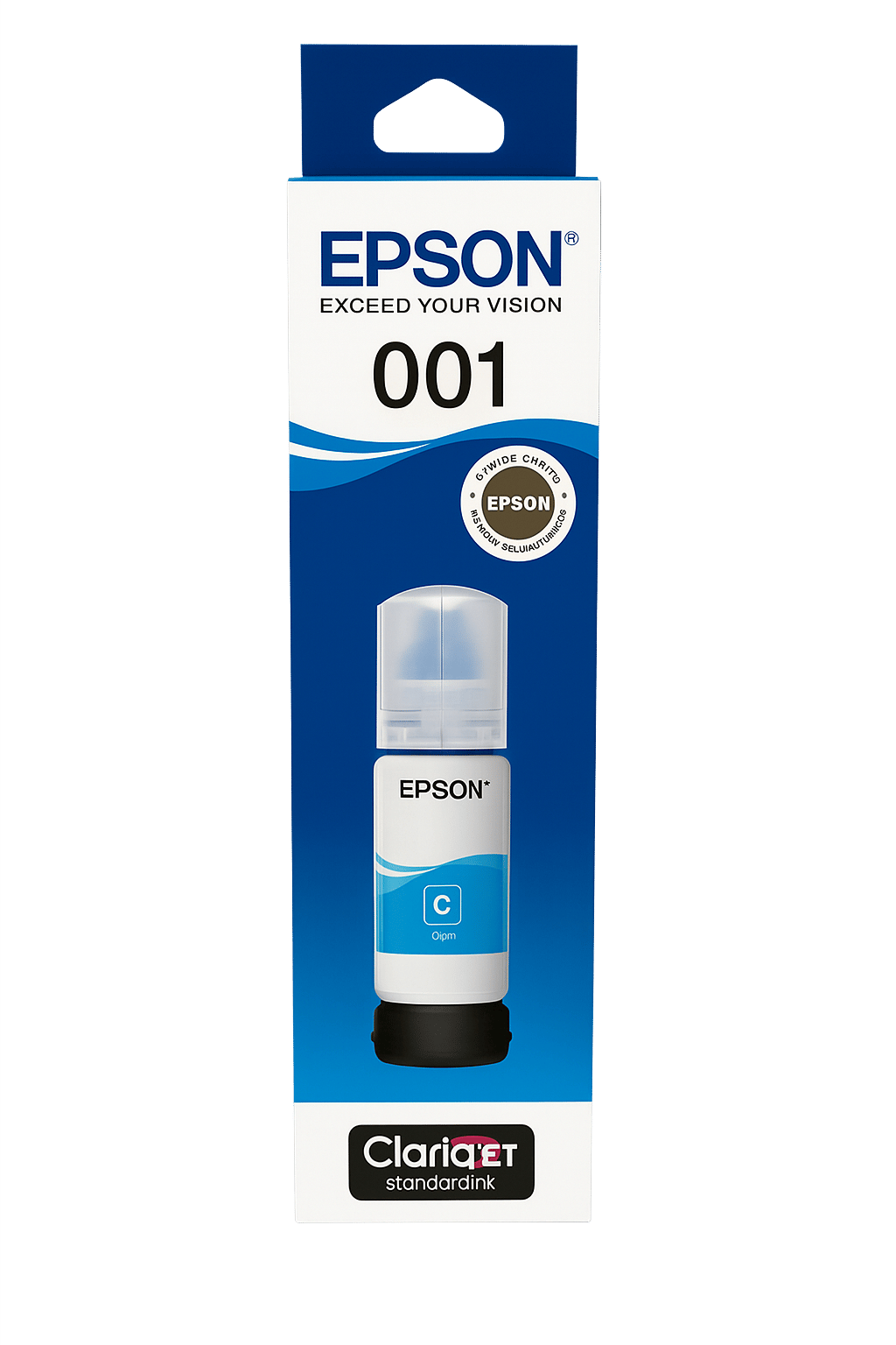 001 Epson Cyan ink Bottle