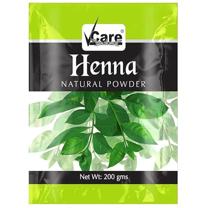VCare Henna Natural Powder for Hair - 200 gm