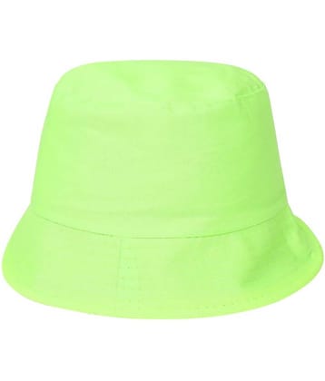 Zacharias Girl's Cotton Solid Fishermen Bucket Hat Green (Pack of 1) (8-14 Years)