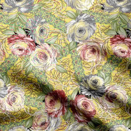 Floral with Paisley-Cotton