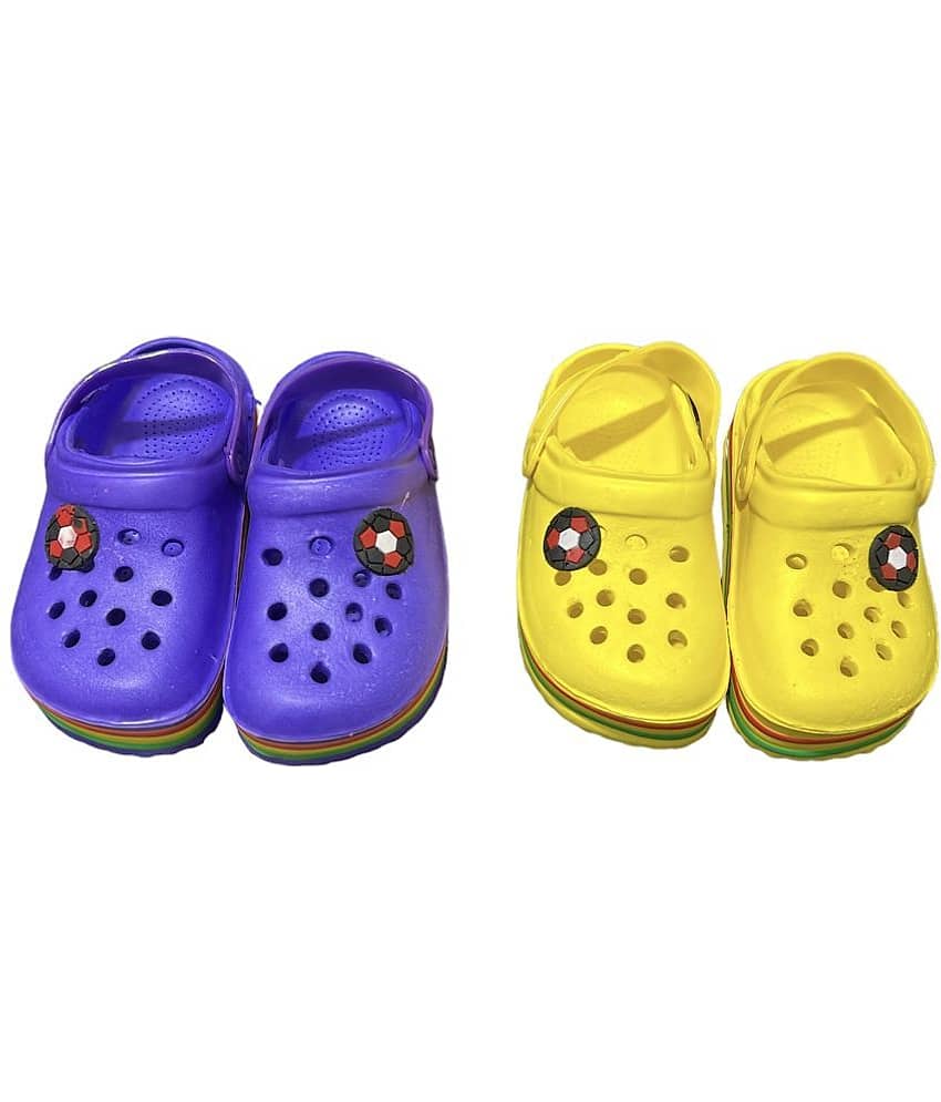 OLIVE OPS - Boys & Girls Slip On Sandals or Clogs ( Pack of 2 )