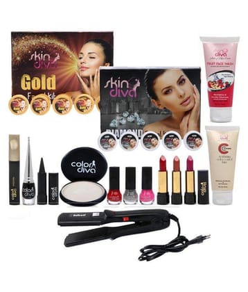 Adbeni Women Beauty Accessories Combo Makeup Set of 15 GCI597 Makeup Kit 100