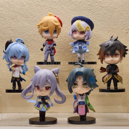 Genshin Impact Set of 6 figures (Code 2)