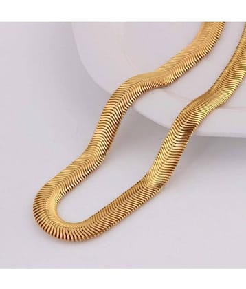 KRIMO Gold Plated Brass Chain ( Pack of 1 )