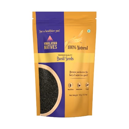 Himalayan Natives Basil Seeds 150 Gms