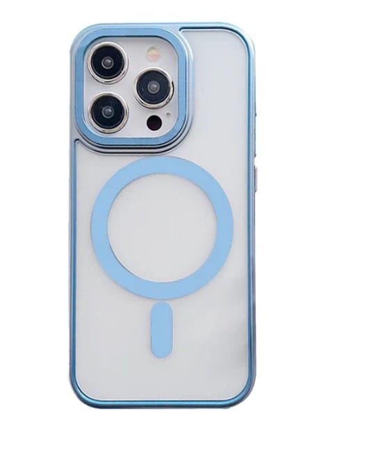 Rio - Airbag Drop Protection Case For iPhone - Blue iPhone 15