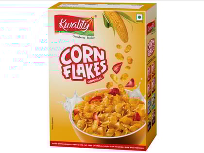 Kwality Corn Flakes Pouch (375 g)
