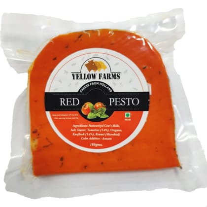 Yellow Farms Gouda Red Pesto Cheese 180g