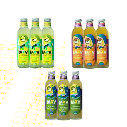 Lazy Cocktails & Co. Vodka Mixers Pack | Pack of 6 (Non-Alcoholic)