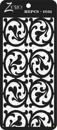Brand Zero Pratibimb Craft Stencil - Code: BZPCS-1051 - Select Your Preferred Size