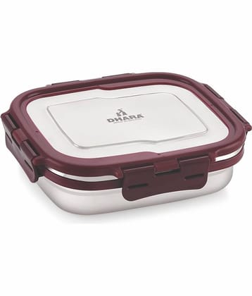 Dhara Stainless Steel Blaze 600ml Stainless Steel Insulated Lunch Box 1 - Container ( Pack of 1 )