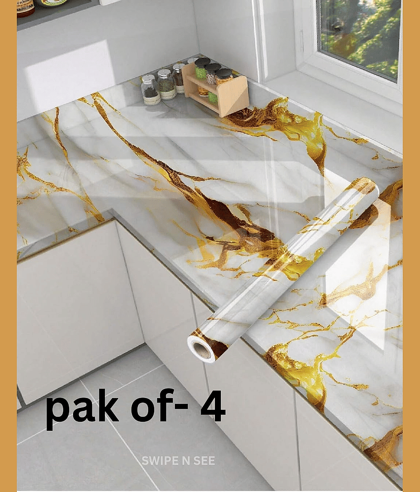 swipe n see Abstract Wallpaper ( 60 x 200 ) cm ( Pack of 4 )