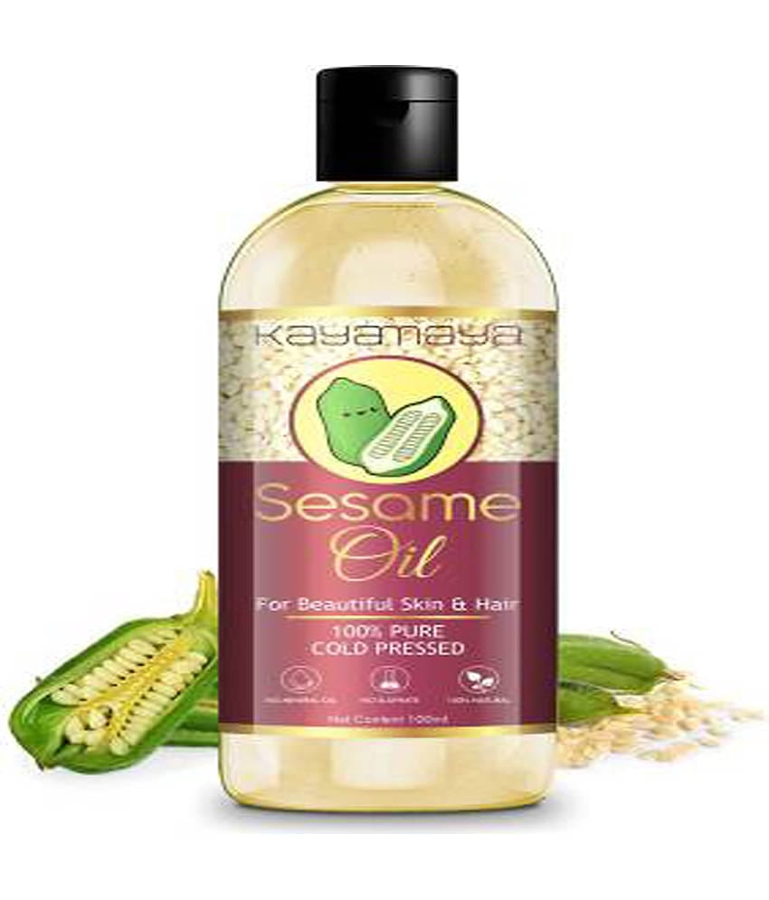 Kayamaya 100% Pure  Sesame Oil For hair Growth 100 mL