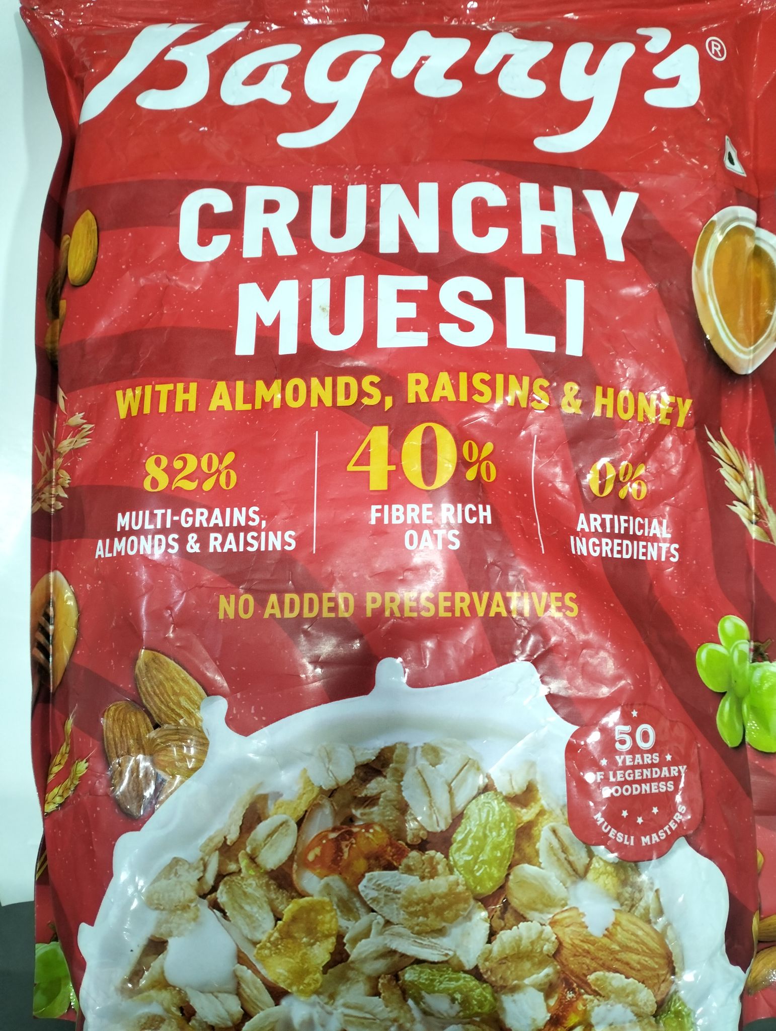 Bagary's Crunchy Muesli With almonds, raisins & hone 