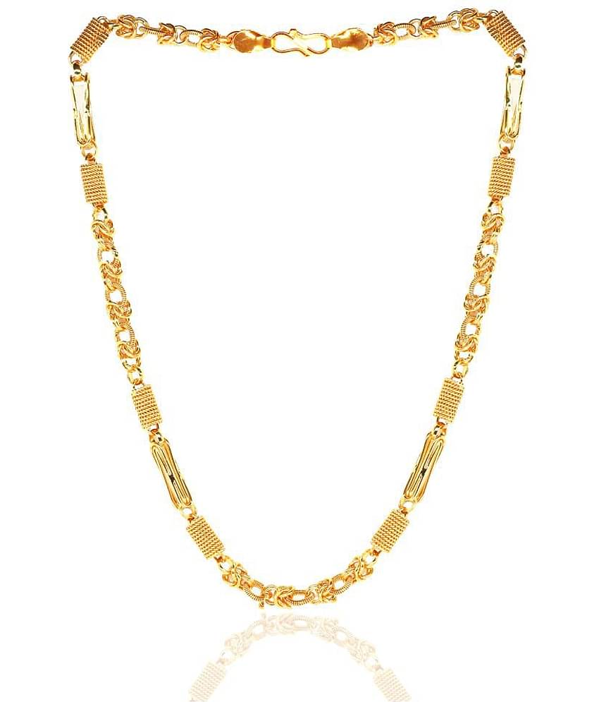 SHANKH-KRIVA Gold Plated Chain ( Set of 1 )