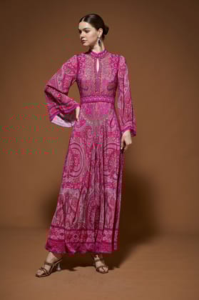 Fuchsia Kaftan-XS