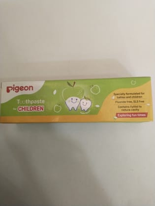 Pigeon Toothpaste apple flavour for Children Exploring fun times 