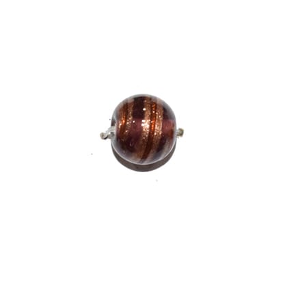 Beadwaala Handmade Fancy Lampwork Glass For Jewelry Making. (Round) SFL-097-Per Packet 25 Pcs / 12 MM
