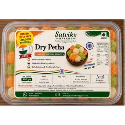 Independence day special Dry Petha - 400 gm Independence day special Dry Petha - 400 gm