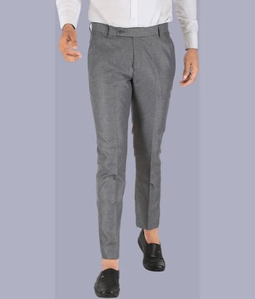 CLARE&CLARA Light Grey Regular Formal Trouser ( Pack of 1 )