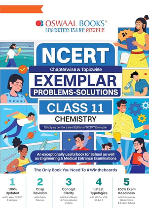 OSWAAL NCERT EXEMPLAR PROBLEM SOLUTION CHEMISTRY CLASS 11 FOR 2026 EXAMS -osexe11chem [Paperback] [Oct 30, 2024] Arihant