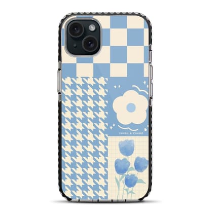 Blue Floral Dream 1.0 iPhone 15 Stride Phone Case-Stride