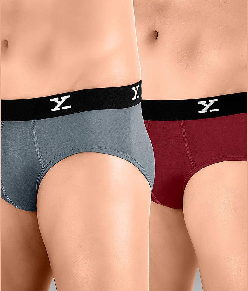 XYXX Pack of 2 Modal Briefs For Men's ( Multicolor )