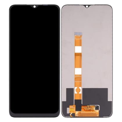 Mobile Display For Oppo Realme Narzo 50A. LCD Combo Touch Screen Folder Compatible With Oppo Realme Narzo 50A-Black / DIAMOND