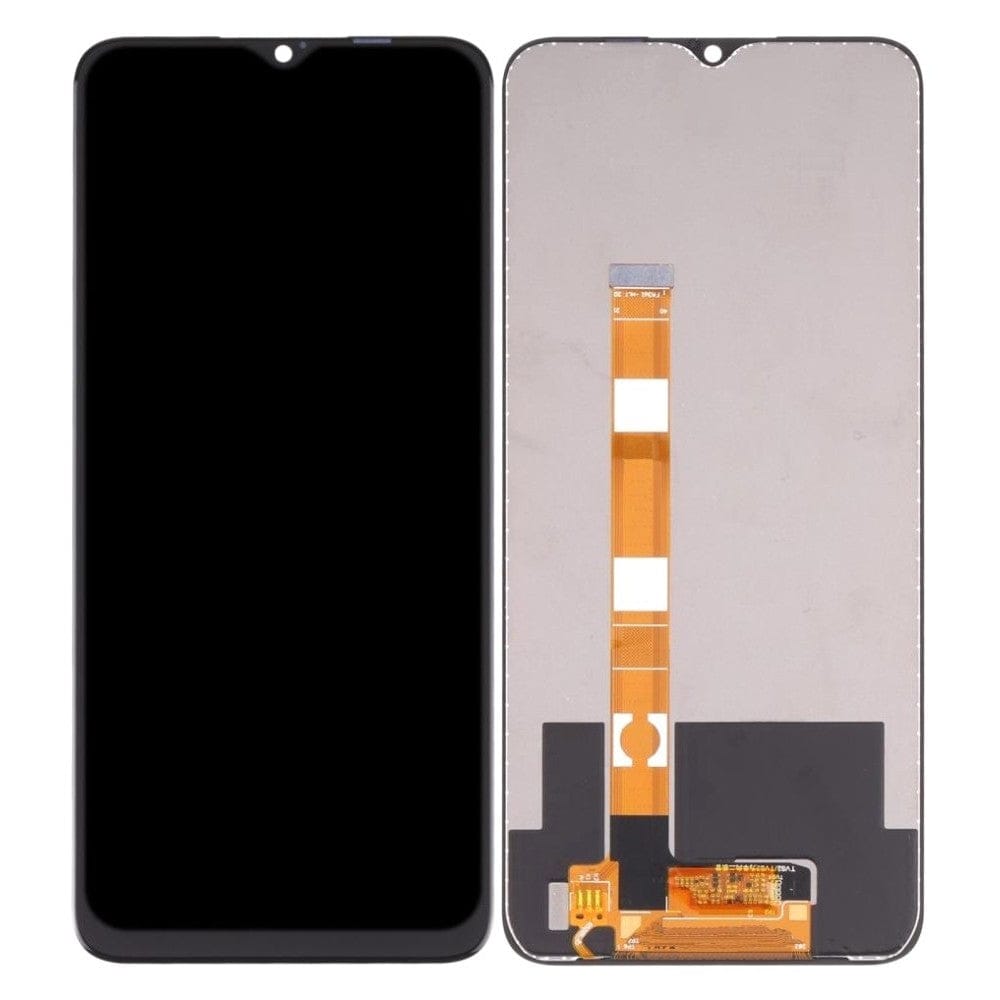 Mobile Display For Oppo Realme Narzo 50A. LCD Combo Touch Screen Folder Compatible With Oppo Realme Narzo 50A-Black / DIAMOND