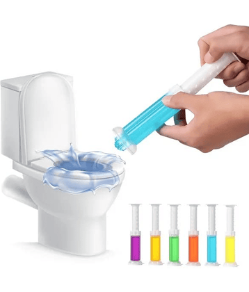 Toilet Cleaning Gel Flower Bathroom Cleaner Toilet Fresheners Air Fresher For Remove Bad Smell Bad Odor, Long-Lasting Refills Gel Stamp Injection - Multicolor Flavour