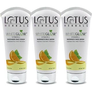 Lotus Herbals Whiteglow VitaminC Radiance Face Wash 50G  (Pack Of  3)