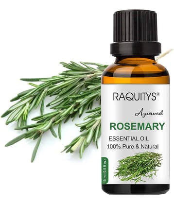 RAQUITYS Rosemary Essential Oil | Hair Growth, Skin, Face | PURE 15ML