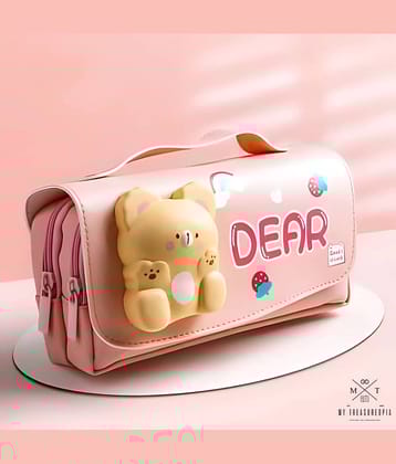 Villy 3D Astronaut Theme Pencil case Double Layer Large Capacity Pencil Bag