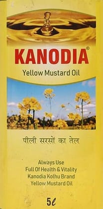 Kanodia Yellow Mustard Oil 5 Liter