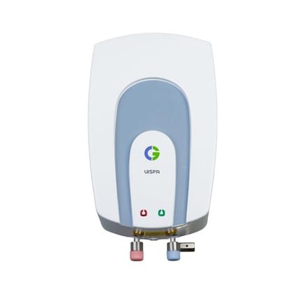 CG Vispa 3L (3 Litre) Instant Water Heater (Instant geyser) | 5 Layer Safety | Rust Proof Non-corrosive body | ISI Mark | LED Indicator | For Home, bathroom, kitchen | White CG Vispa 3L (3 Litre) Instant Water Heater (Instant geyser) | 5 Layer Safety | R