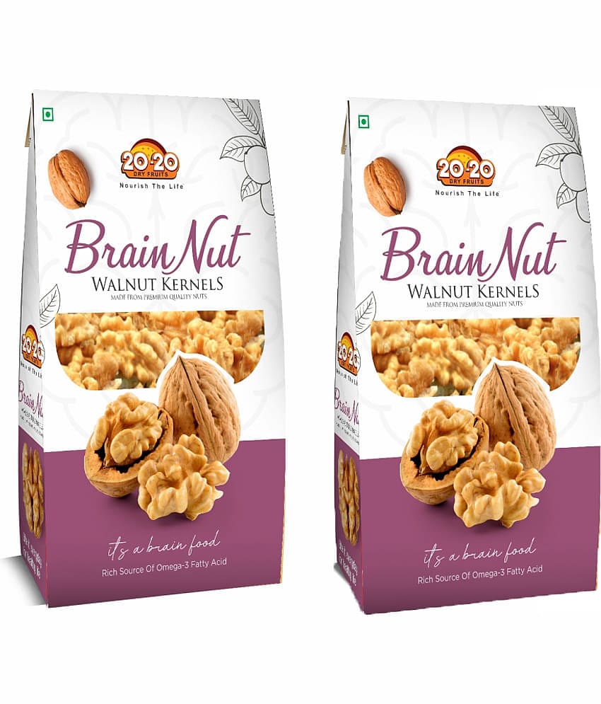 20-20 Dry Fruits Walnuts (Akhrot) 500 g