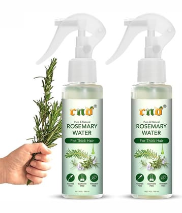 RND Organic Rosemary Water For Hair Repair Spray - Pack of 2 Hair Sprays 200 mL
