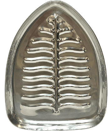 Dynore 1 Pcs Stainless Steel Silver Tray