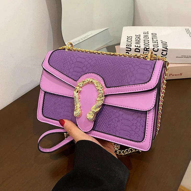 Young Ladies Leather Shoulder Purses Luxury Designer Women Handbags Famous Brands Bags