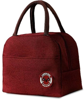 House Of Quirk Red Lunch Bags ( 1 Pc )