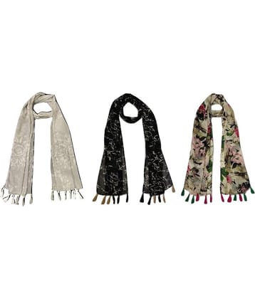 stolevilla Multi Printed Poly Cotton Yarn Stoles