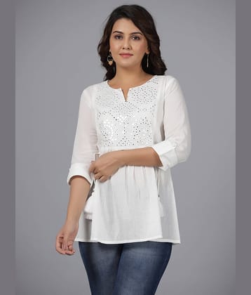 Juniper Women's Cotton Tunic ( White )