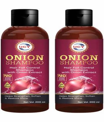 UCY Onion Shampoo for Hair Fall Control Shampoo Shampoo 400 mL Pack of 2