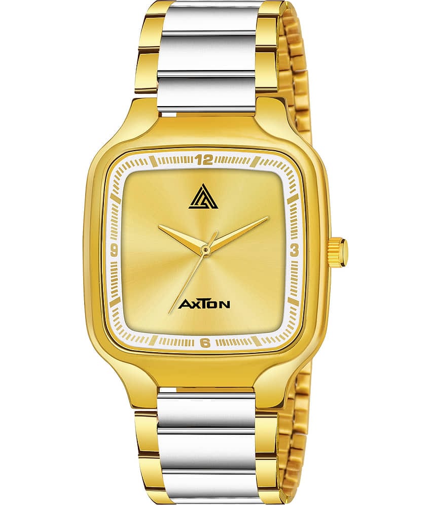 Axton Gold Stainless Steel Analog Men's Watch