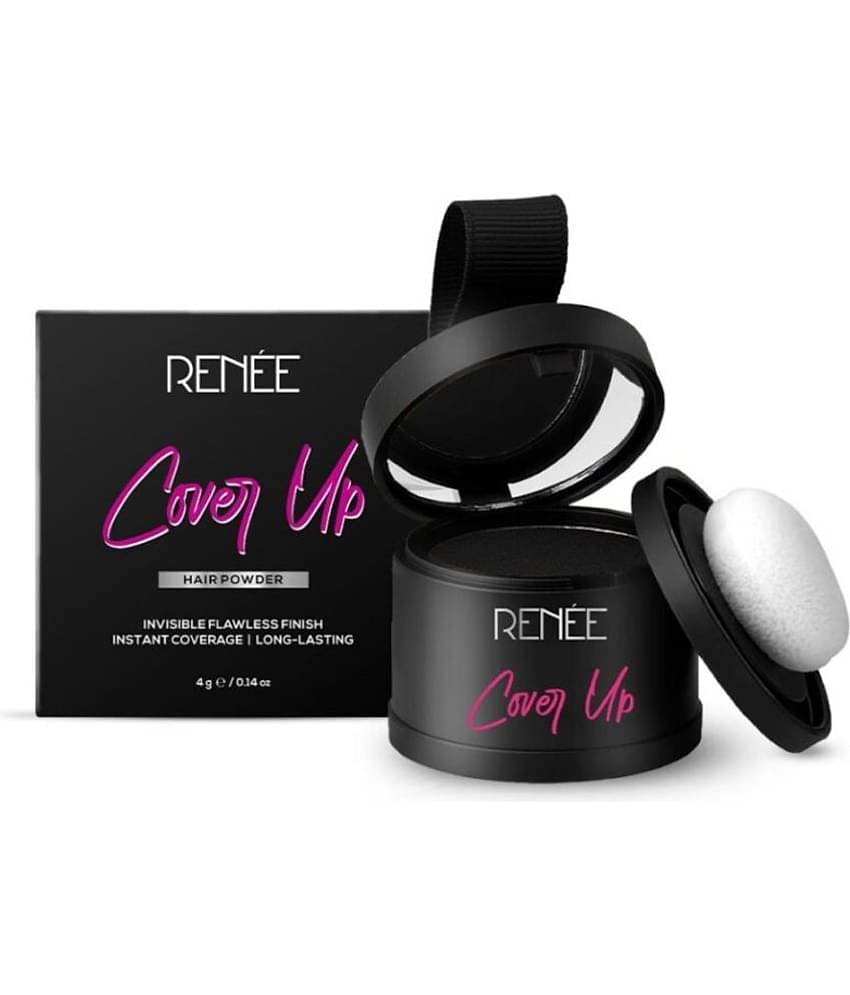 RENEE Cover-Up Hair Powder- Brown,  Bald Spot & Grey Hair Cover Solution,4 g