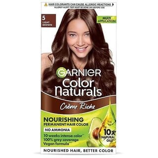 Naturals Cream Light Brown Garnier Hair Color (5) 70ml + 60g